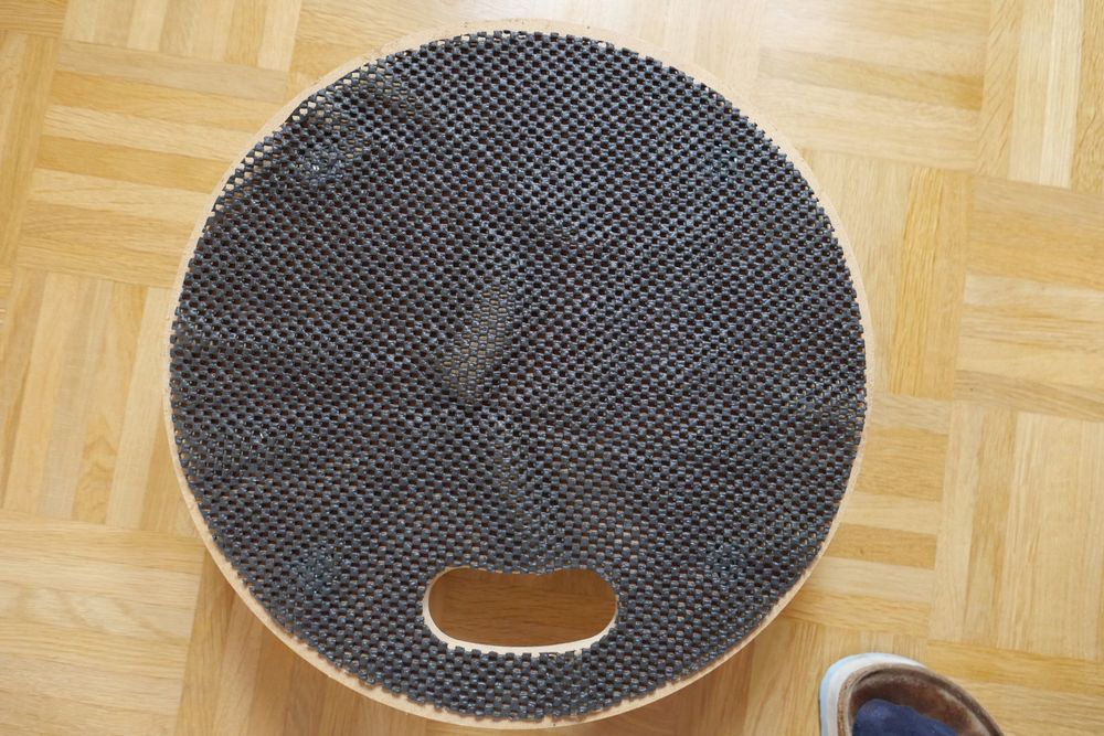 DOITOOL Pflanzenuntersetzer Mit Rädern – 23x23x4 Cm, Rund, Dunkelgrau, Trägt Bis 200 Kg