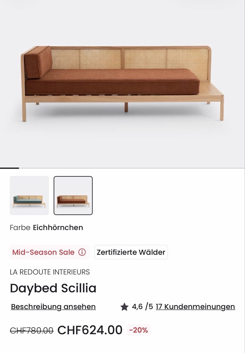 La Redoute Liegen & Liegestühle: Daybed Scillia – Neu (gemäss Beschreibung) aus Zürich von p_Ruby 1