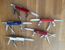 5 Victorinox Taschenmesser Konvolut 5 Stück gebraucht