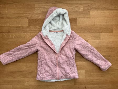 Kuschelige Kapuzenjacke Gr 134/140