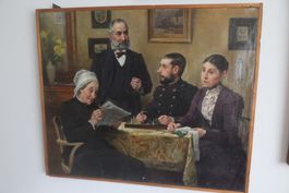 Weiss Emile Georges - Familie am Tisch