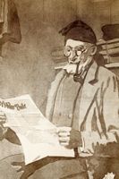 SAMUEL BURI (Swiss, *1935) Albert Anker, Press-Art, Offset