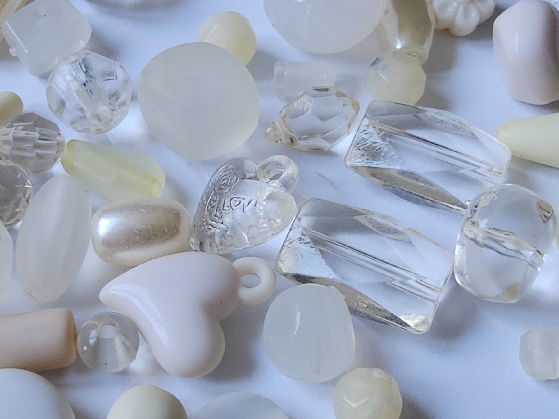 Perle (finte): 20g Acryl zwischen Elemente Kugeln Kette Basteln Perlen – Nuovo (secondo la descrizione) da Riedt b. Erlen venduto da Gottestraene 4
