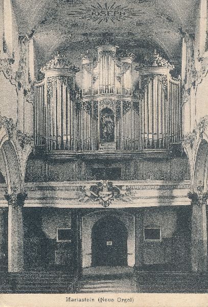 Cartoline postali: Mariastein - neue Orgel + 1923 – Usato da Emmenbrücke venduto da teestube