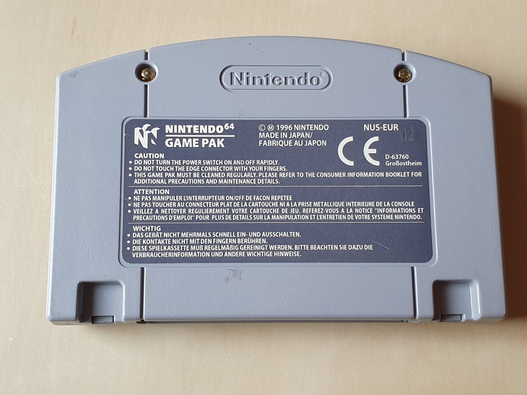 Nintendo Spiele: International Superstar Soccer 64 – Gebraucht aus Stansstad von collectorsshop 1