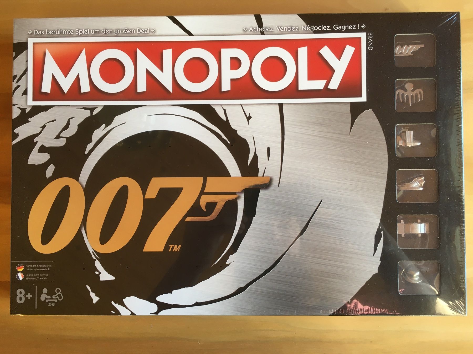 Giochi: Monopoly 007 James Bond – Nuovo e nell'imballaggio originale da Escholzmatt venduto da hill-billy