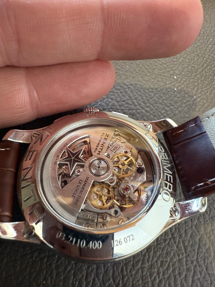 Zenith Uhren: Zenith El Primero Chronograph Uhr mit Box – Neu (gemäss Beschreibung) aus Roggwil BE von luc_89hq 4