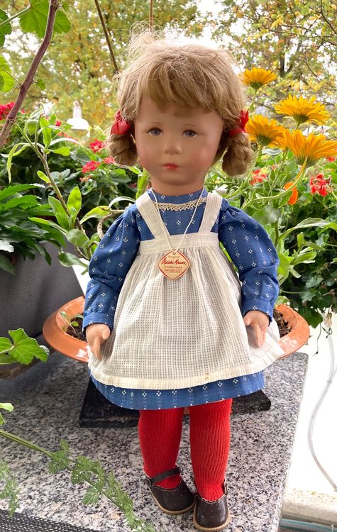 Original Käthe Kruse Puppe, Serie Däumlinchen Fuss signiert Kaufen
