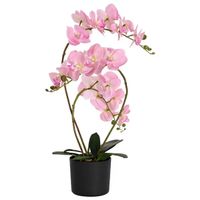 Orchideenpflanze künstlich mit Topf Rosa 45 x 15 x 65 cm