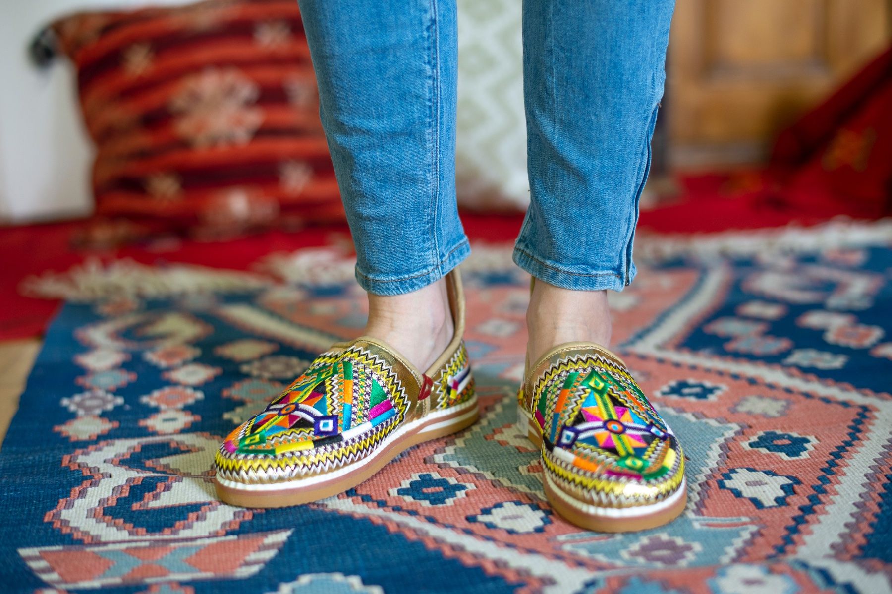 Herrenschuhe: Babouches gold Grösse 44 - neu! – Neu und originalverpackt aus Hochdorf von jayayoga 2