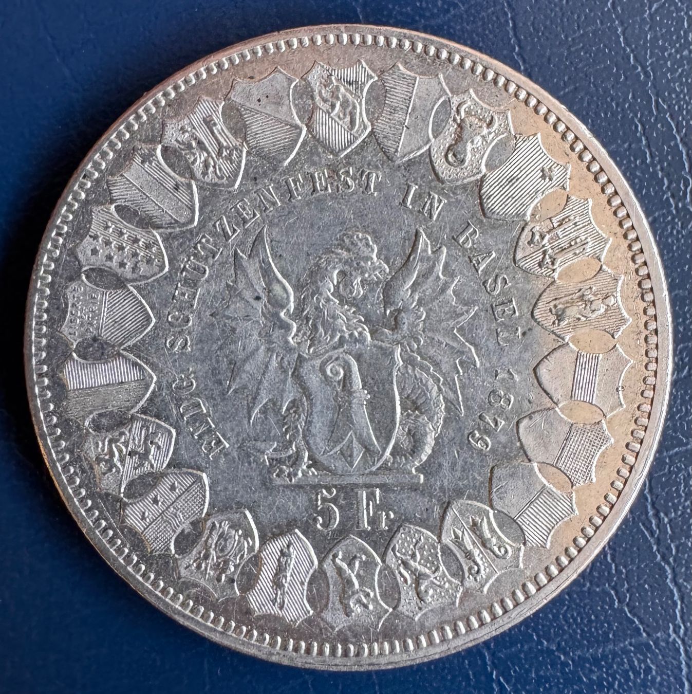Tutti le monete: 5 Fr. 1879 Schützenfest Basel! – Usato da Ebikon venduto da Dmasterx 6
