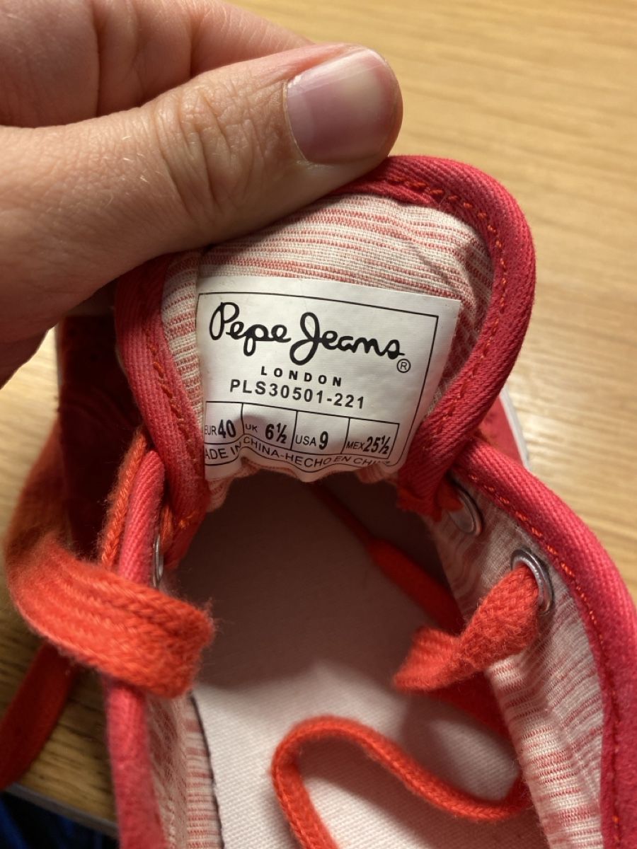 Pepe Jeans Scarpe da donna: Pepe Jeans Sneaker low, pink, Grösse 39 – Usato da Windlach venduto da HimmelBlau98 1