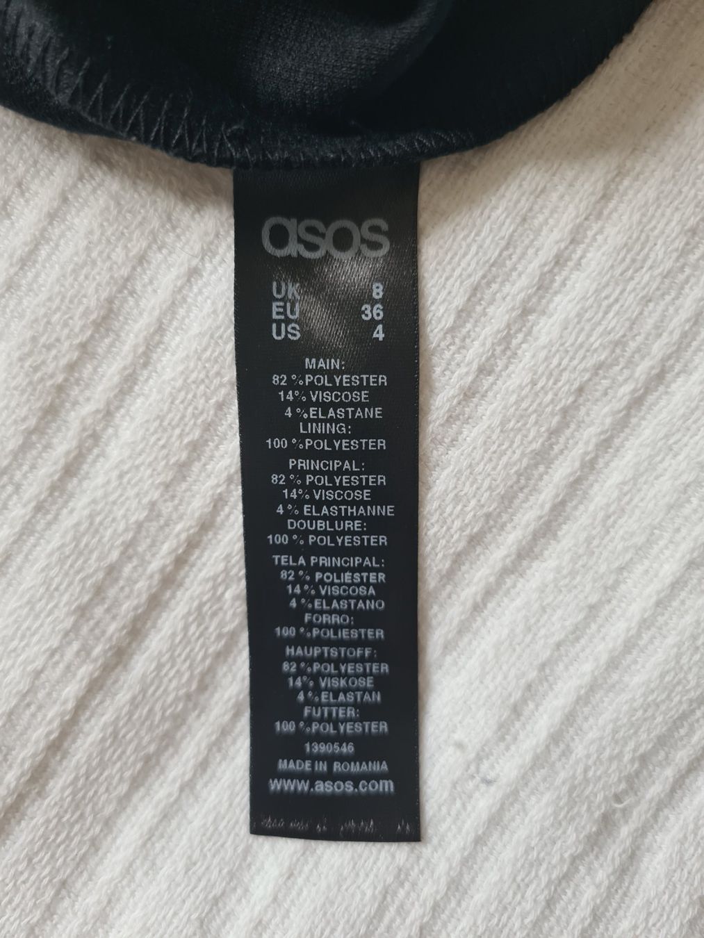 Asos Kleider: Sublime robe noire ASOS avec cristaux, T36 – Gebraucht aus Genève von Tresor305 6