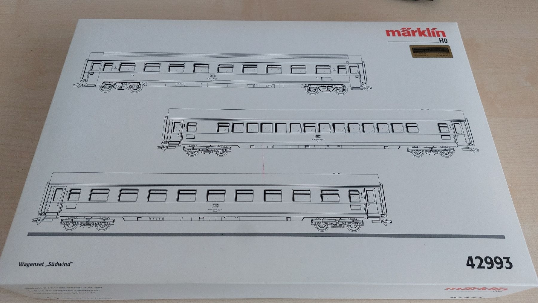 Märklin Modellini di ferrovie: Märklin Wagenset Südwind 42993 – Nuovo e nell'imballaggio originale da Baar venduto da max_vj55 1