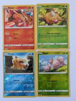 4-teiliges Pokémon Karten-Set in deutscher Sprache