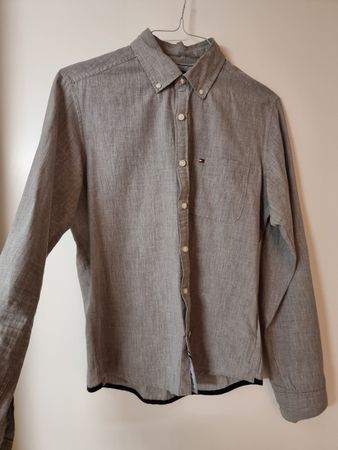 Tommy Hilfiger Men's Shirt Grey S/P Casual Look
