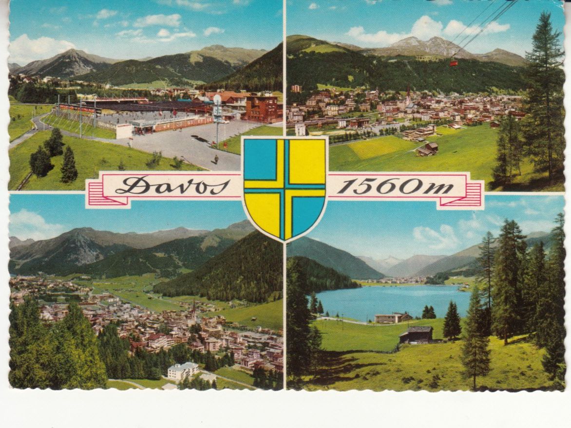 Ansichtskarten: Davos 1970 – Gebraucht aus Bürglen TG von StampGraf