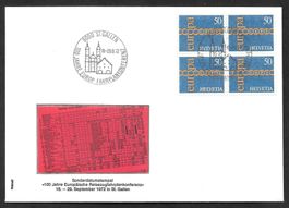Eisenbahn Sonderbrief S. 799 St. Gallen 18.-29.9.1972