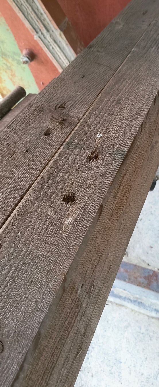 Articoli in legno: 2 Holzbalken 10x14x470 cm – Usato da Laufen venduto da Rimita 2