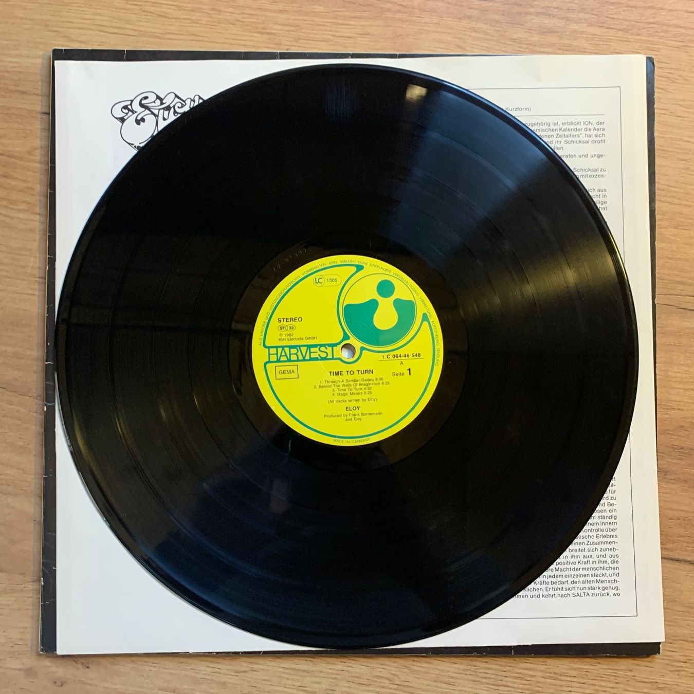 Schallplatten: ELOY - TIME TO TURN...OG GER 1982...VG/VG – Gebraucht aus Gals von Diskopatshop 5