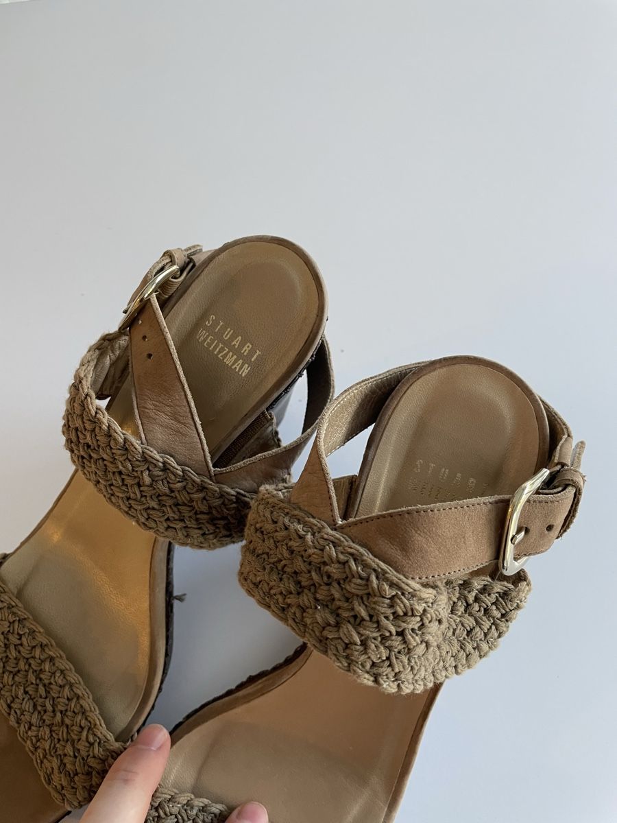 Stuart Weitzman Damenschuhe: Stuart Weitzman Sandales compensées (taille-40) – Neu (gemäss Beschreibung) aus Genève von iry_67wr 4