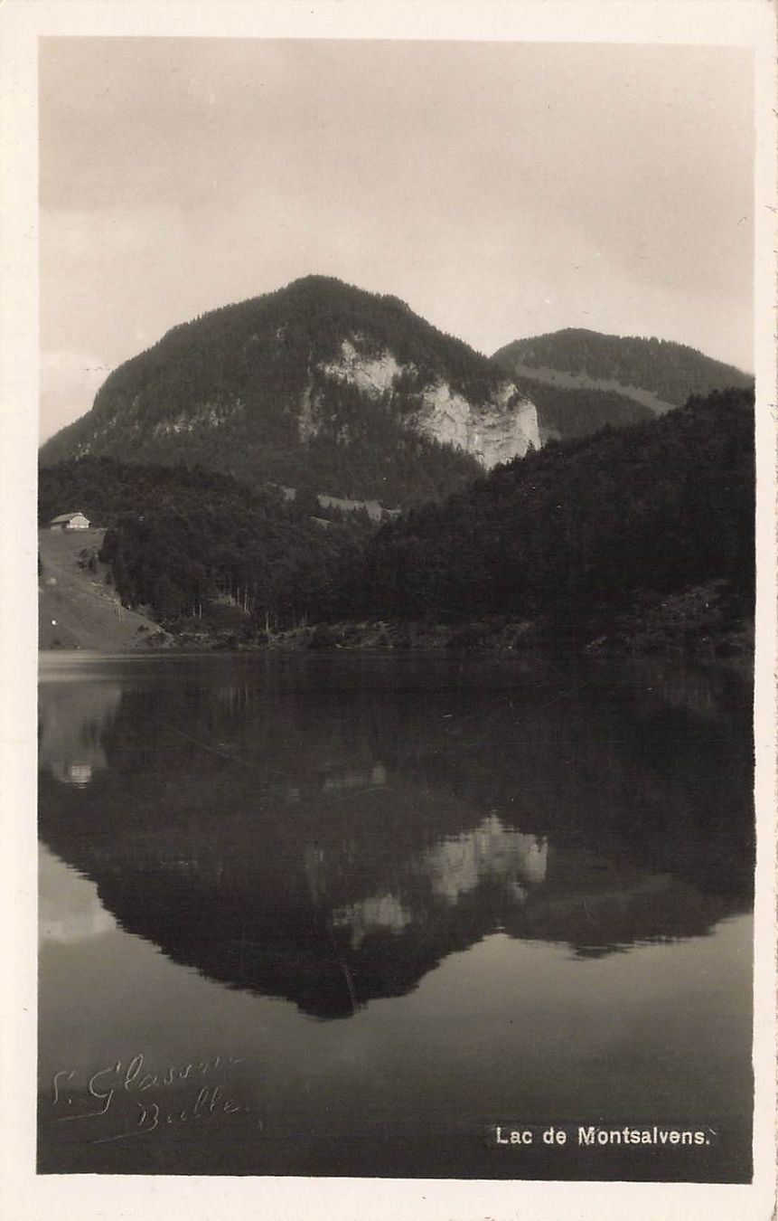 Ansichtskarten: Lac de Montsalvens – Gebraucht aus Biasca von Blenio71