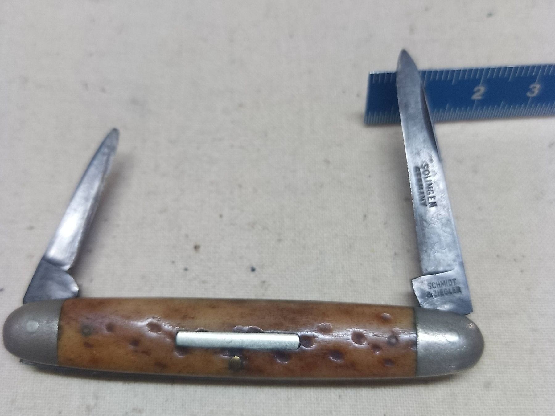 Coltelli tascabile: Messer - Antik - "Schmidt  &  Ziegler - Solingen" – Usato da Sorengo venduto da 74in