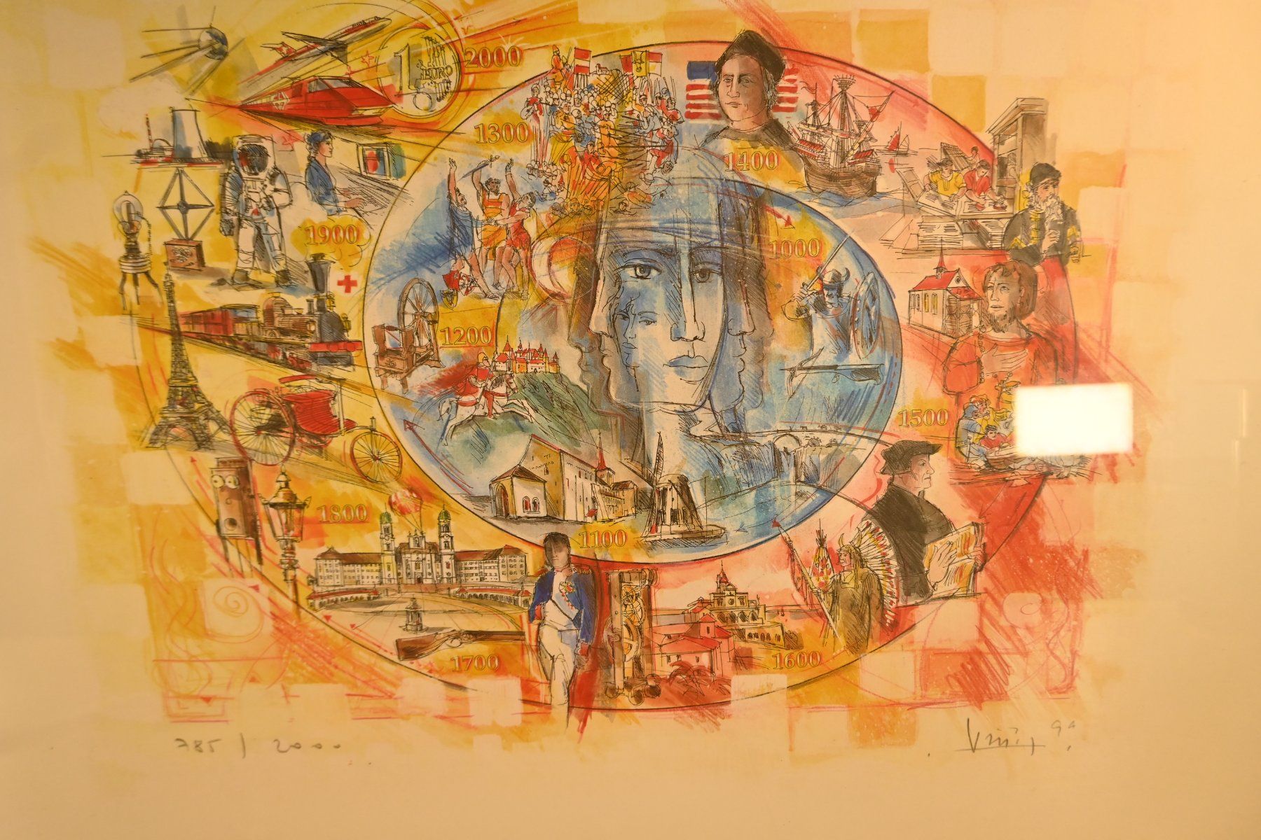 Posters & Illustrations: Millenium 2000 Bild – D'occasion à Winterthur par Wal532 2