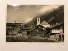 Ansichtskarte Kippel Wallis 1943 gelaufen guter Zustand