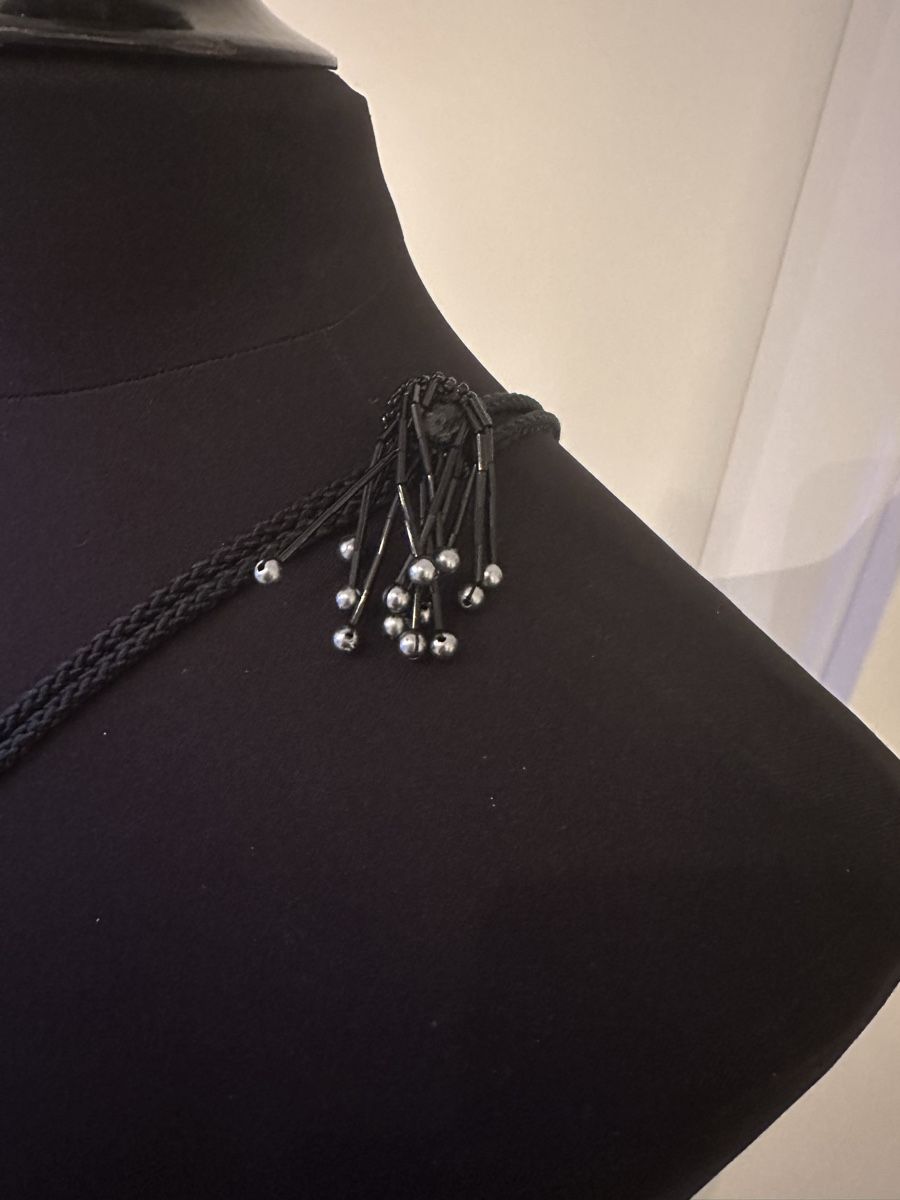 Taschen für Damen: Perlenbestickte Abendtasche mit Fransen in schwarz – Neu (gemäss Beschreibung) aus Münsingen von Innchen 5