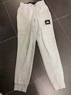 ADIDAS Trainerhose grau S