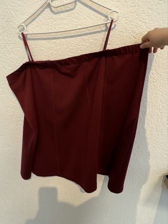 JULIETTA Rock Jupe weinrot dunkelrot Gr. 60 / XXL