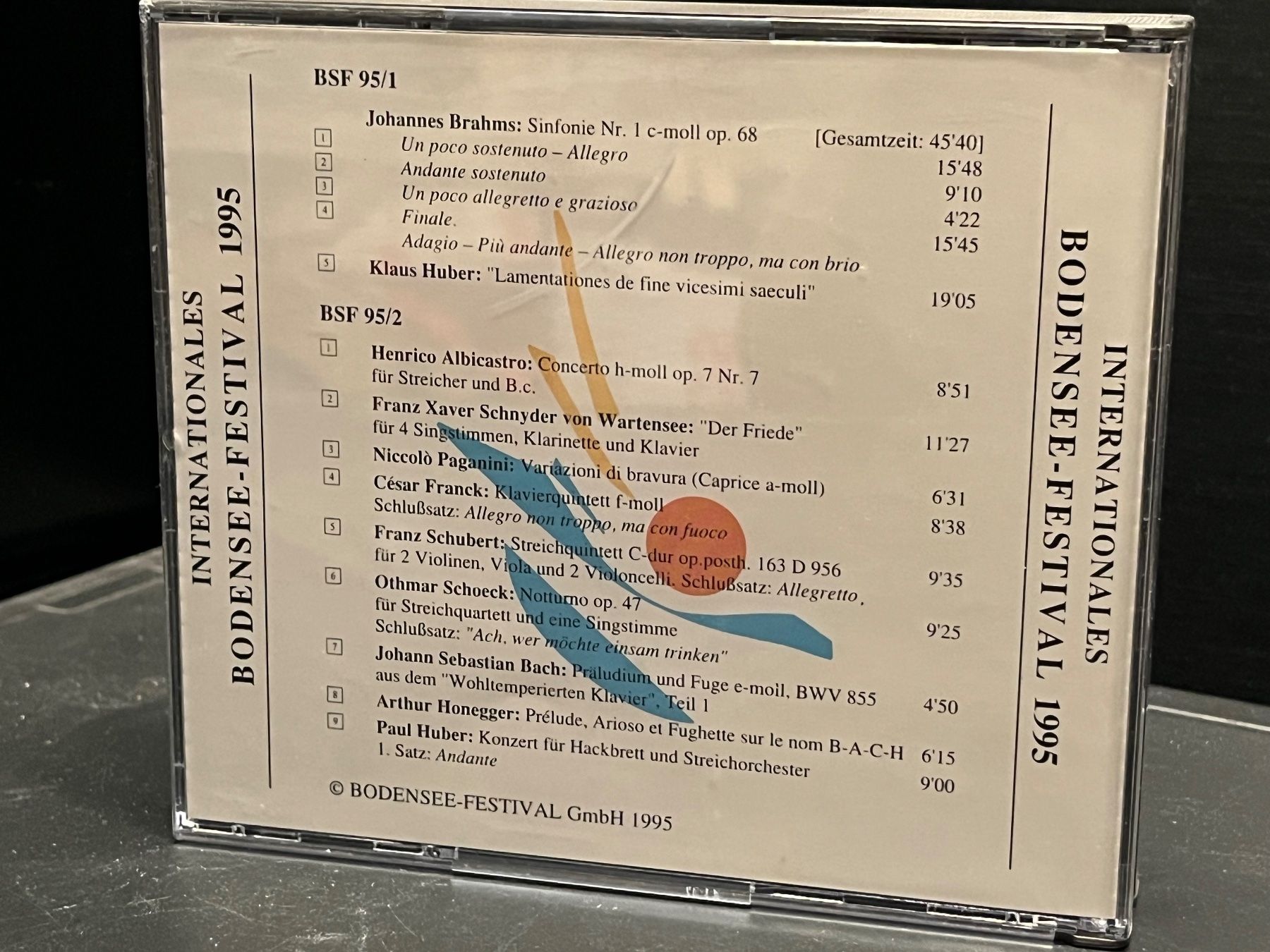 CDs: Internationales Bodenseefestival 1995 - SRA02B – Neu (gemäss Beschreibung) aus Küsnacht ZH von Internetradio 1