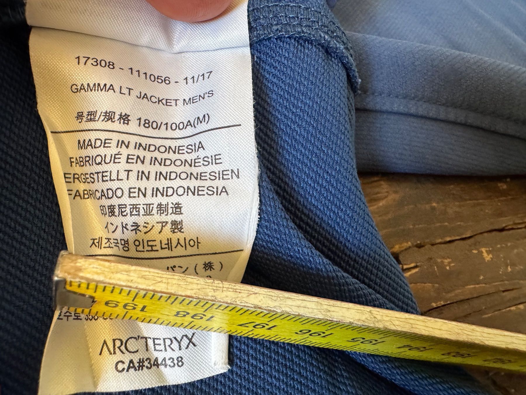 Arcteryx Giacche: ARCTERXY | Gamma Jacket M -  blau / blue - gebraucht – Usato da Köniz venduto da meerundwind 1