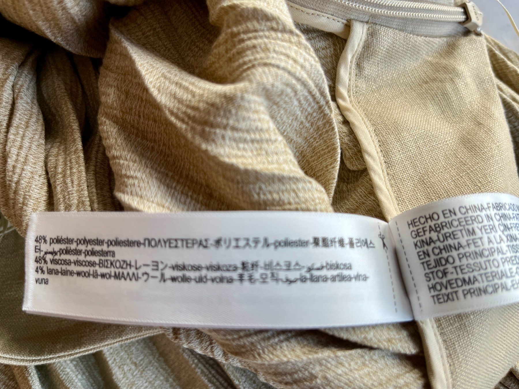Massimo Dutti Gonne: Dutti, Rock, beige – Nuovo (secondo la descrizione) da Bern venduto da cubus01 6