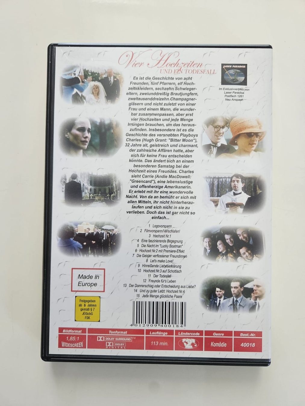 Tutti i DVDs: Vier Hochzeiten und ein Todesfall - Komödie (DVD) – Usato da Amriswil venduto da Alfaromeo007 1