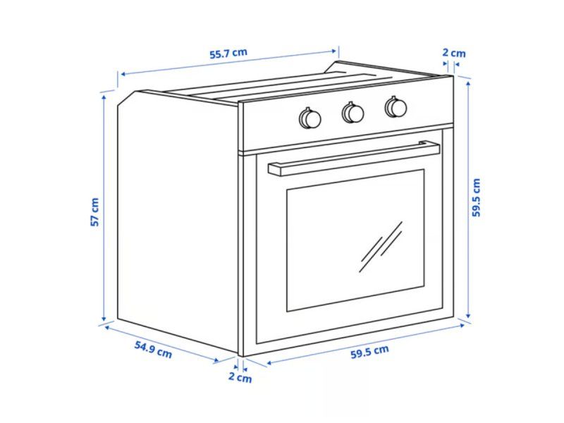 Elettrodomestici da cucina: MATÄLSKARE Heissluftofen Edelstahl – Nuovo e nell'imballaggio originale da Spreitenbach venduto da mario-shop.xs 2