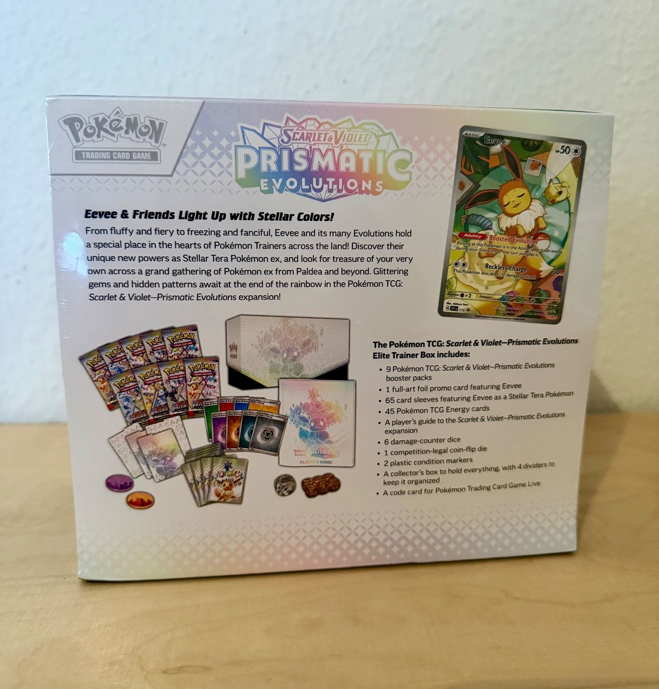 Pokémon Carte collezionabili: Prismatische Entwicklungen Elite Trainer Box – Nuovo e nell'imballaggio originale da Zürich venduto da Boas.B 2