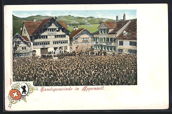 Cartes postales: Appenzell, Versammlung zur Landsgemeinde – D'occasion à Berlin par bartko-reher