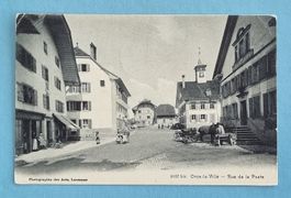 Oron la Ville - Rue de la Poste - 1909