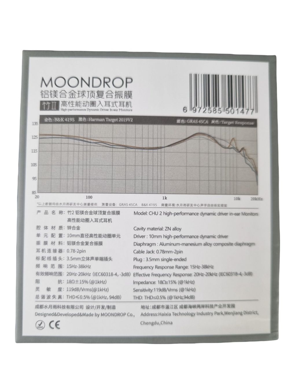 Cuffie: MOONDROP Chu II Kopfhörer – Nuovo (secondo la descrizione) da Wangen b. Olten venduto da Restwert_Wangen 3