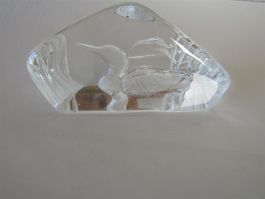(Nr.10)  Ente Glas Skulptur Mats Jonasson Sweden