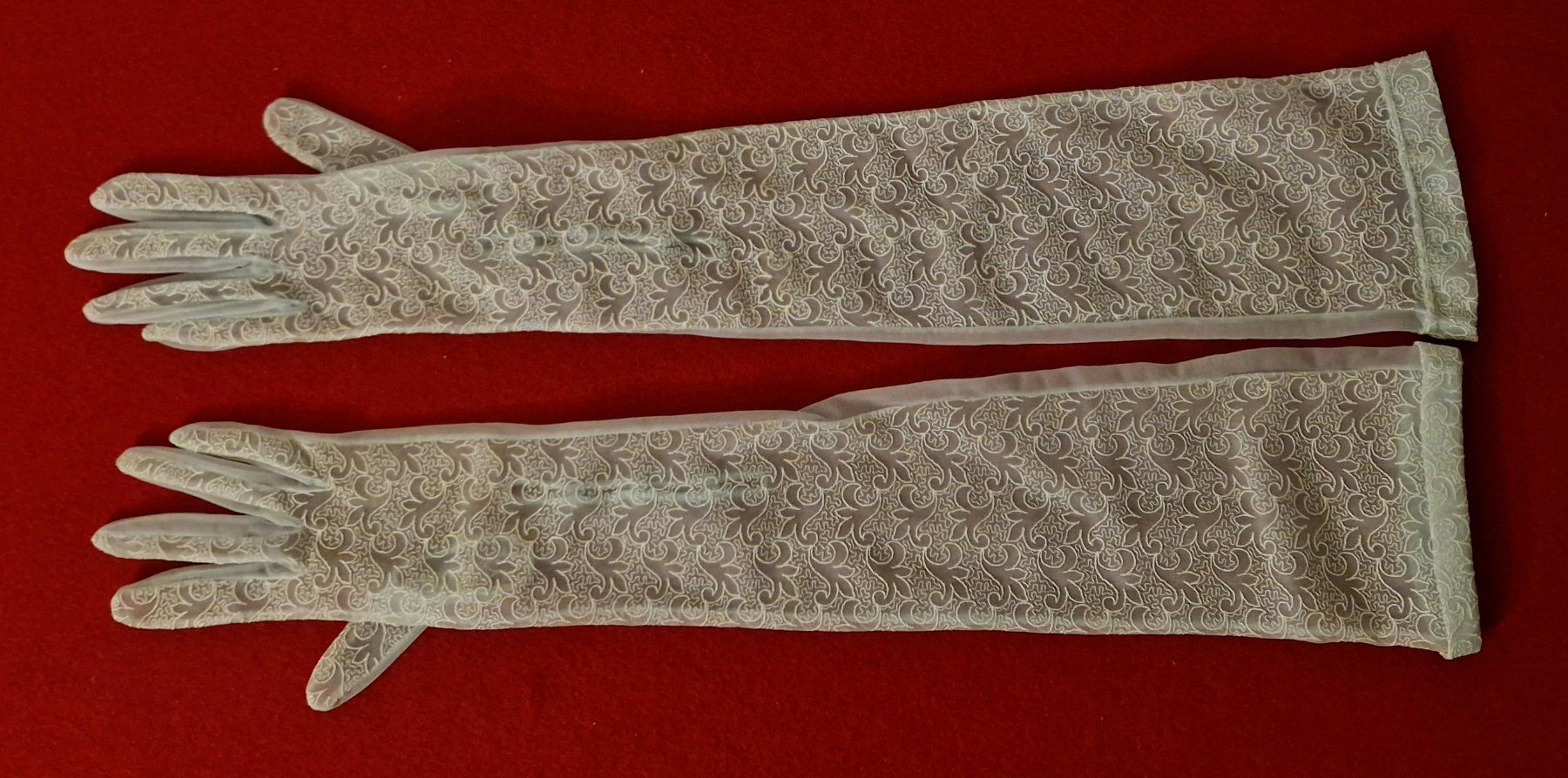 Guanti & manicotti: Vintage! Abend- /Opernhandschuhe - Opera Gloves NO Replika – Usato da Zürich venduto da silver-team 3
