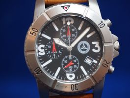 Mercedes, Tauch-Chronograph, Titanium, 40mm, läuft ab Fr.1.-