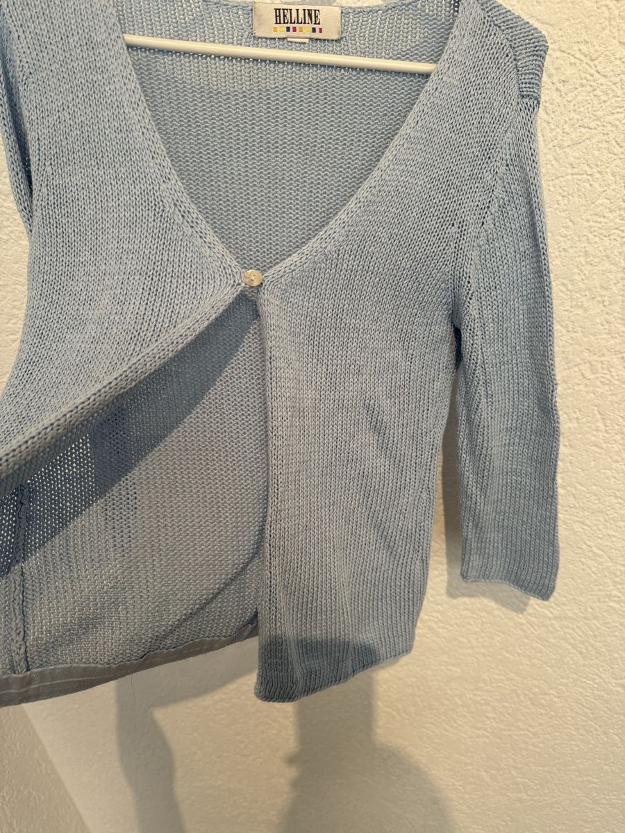 Tops: Helline Set (Top + Cardigan) hellblau Gr. 36 / S – Gebraucht aus Fislisbach von KolibriSecondhand 9