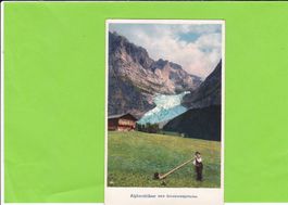 Alphornbläser beim Grindelwaldgletscher