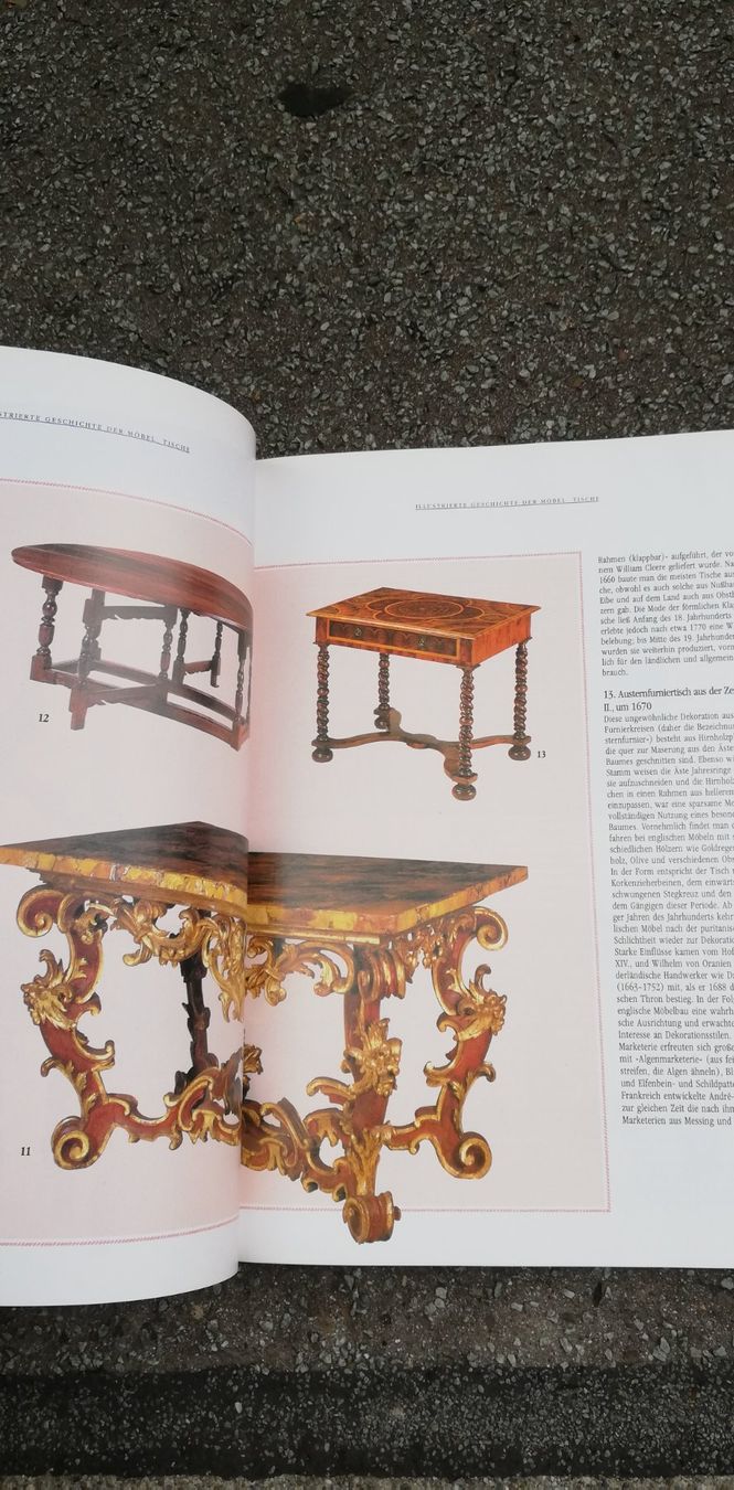 Libri: Tische - Illustrierte Geschichte der Möbel – Usato da Thun venduto da Matthias72 5