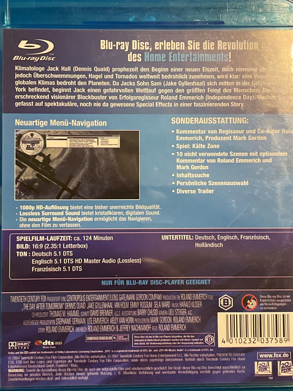 Tutti i DVDs: The Day After Tomorrow  (2004) – Usato da Waldenburg venduto da Gonzo8 1
