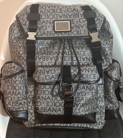 Dolce & Gabbana Jacquard Backpack