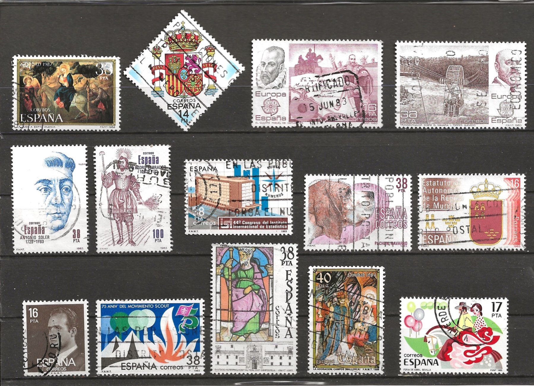 Alle Briefmarken: Briefmarken Spanien – Gebraucht aus Susten von lmf_98wh 4